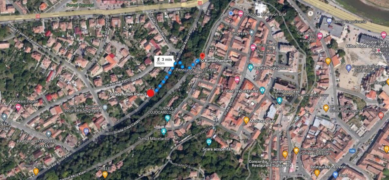 Anton Pann House - Entire House Below The Citadel Sighisoara Exterior photo